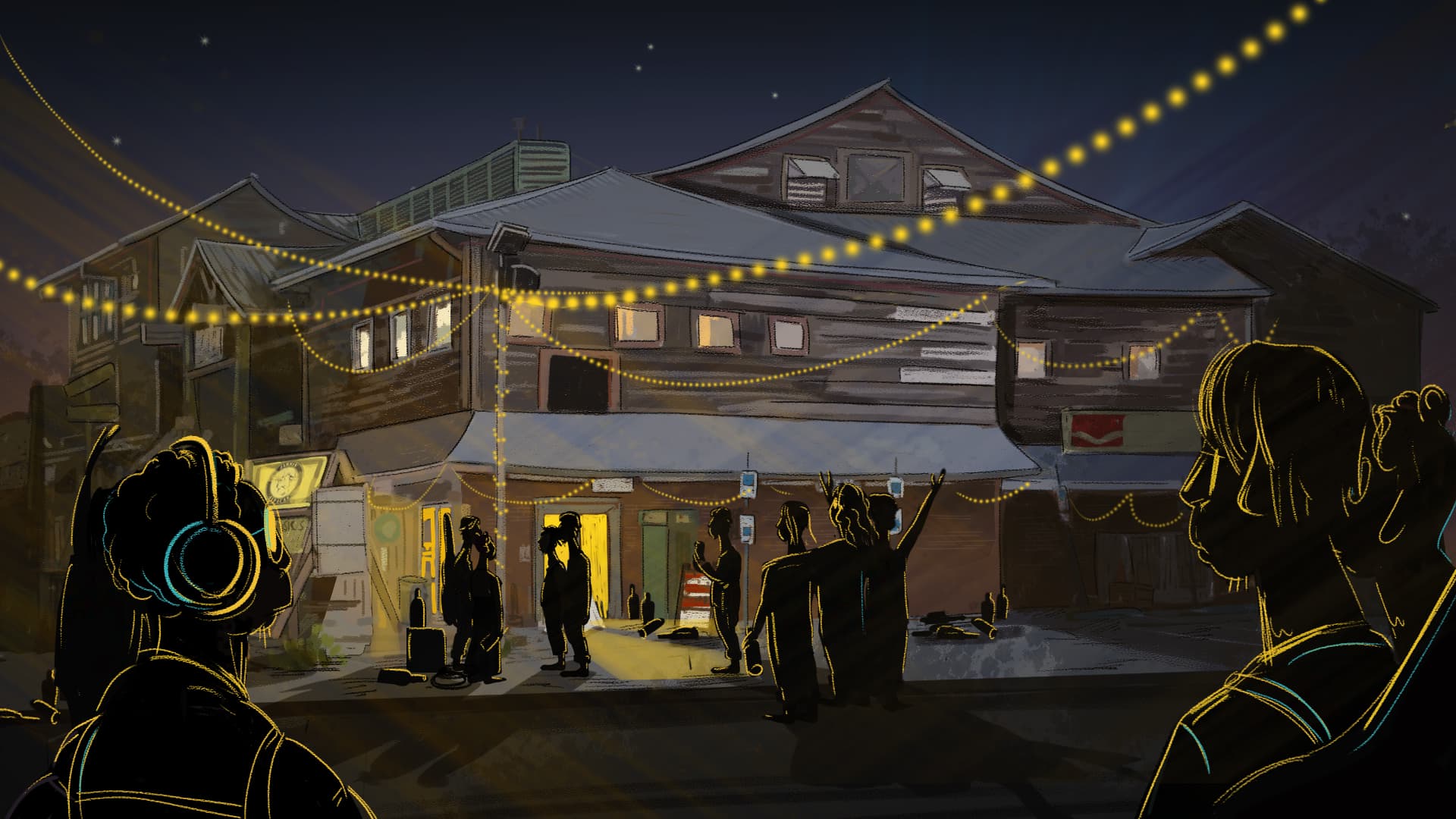 Live music venue